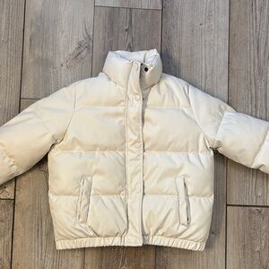 Ci Sono by Catalina Girls White Puffer Jacket Size 14